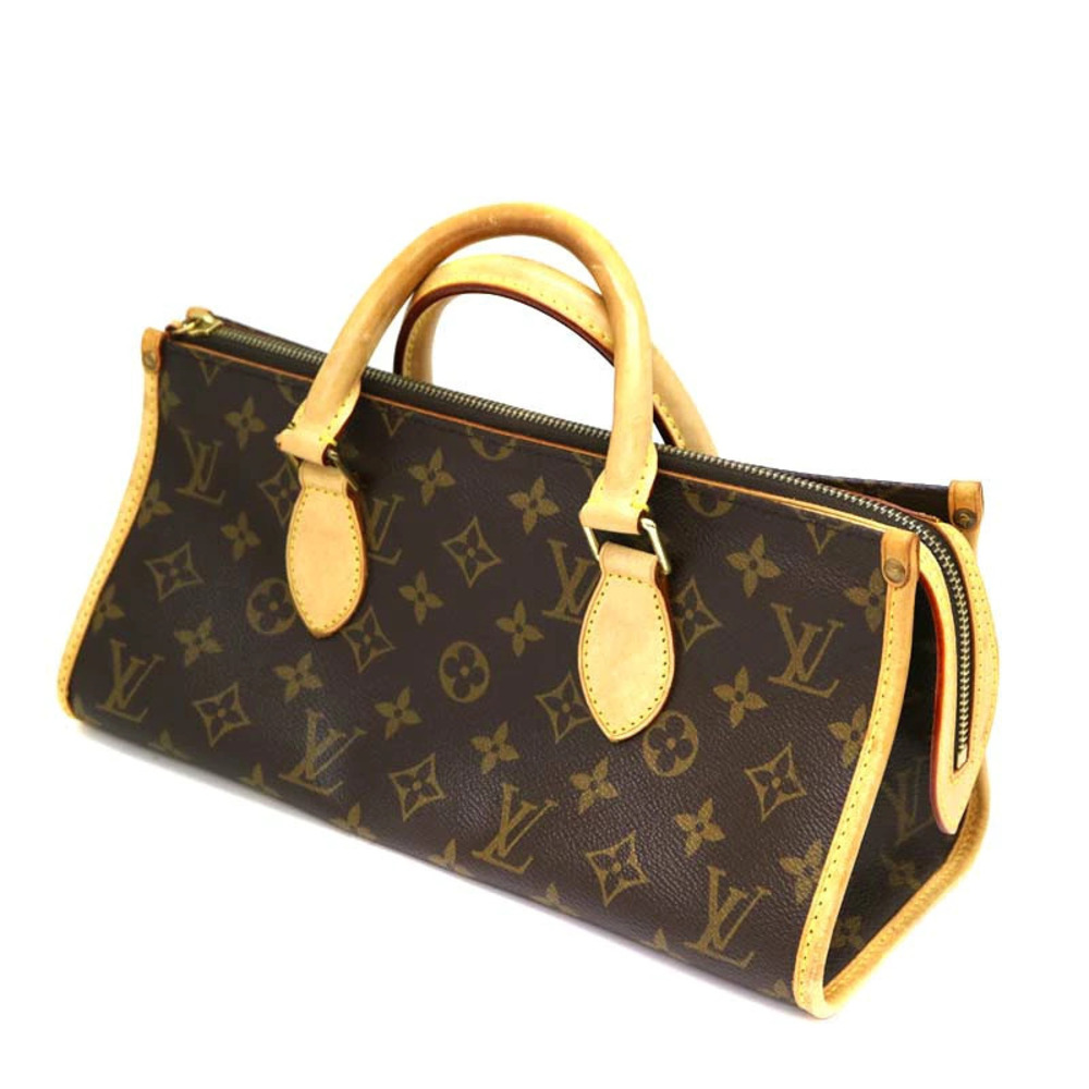 LOUIS VUITTON Popincourt Monogram Canvas Brown Handbag